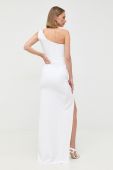 Сукня Morgan колір білий maxi облягаюча