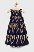Дитяча бавовняна сукня Desigual колір синій mini розкльошена (2092868)