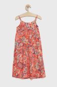 Дитяча сукня United Colors of Benetton колір червоний midi розкльошена (2360185)