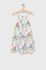 Дитяча сукня Roxy колір білий midi розкльошена