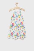 Дитяча сукня Roxy колір білий midi розкльошена