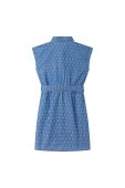 Дитяча бавовняна сукня Michael Kors mini розкльошена колір блакитний (2190338)