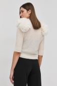 Вовняний кардиган Custommade Vilka BY NBS жіночий колір кремовий легкий