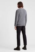 Вовняний светр AllSaints чоловічий колір сірий легкий