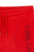 Дитячі шорти Karl Lagerfeld колір червоний (2082817)
