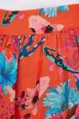 Шорти Desigual жіночі колір помаранчевий візерунок висока посадка