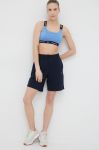 Шорти Tommy Hilfiger жіночі колір синій однотонні висока посадка (2412498)