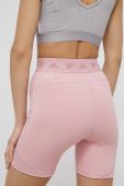Шорти для тренувань adidas Performance HG8507 жіночі колір рожевий однотонні висока посадка