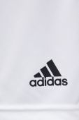 Шорти для тренувань adidas Performance GN5782 жіночі колір білий однотонні середня посадка