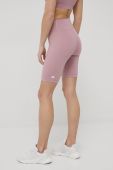 Шорти для тренувань adidas Performance Optime HG1202 жіночі колір рожевий однотонні висока посадка