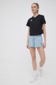 Шорти для тренувань adidas Performance Club HF1770 жіночі однотонні середня посадка колір блакитний