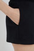 Шорти Superdry жіночі колір чорний однотонні середня посадка