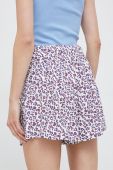 Шорти United Colors of Benetton жіночі візерунок висока посадка колір барвистий (2468319)
