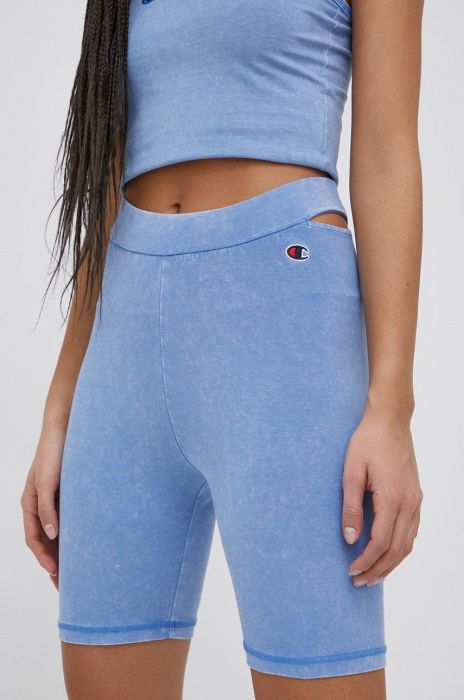 Шорти Champion 115222 жіночі візерунок висока посадка 115222-BS028 колір блакитний