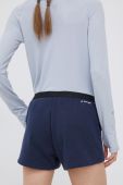 Спортивні шорти Salewa Lavaredo жіночі колір синій однотонні висока посадка