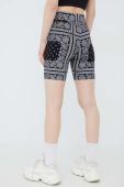 Шорти Champion 115128 жіночі колір чорний з принтом висока посадка 115128-KL001