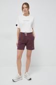 Шорти CMP жіночі колір фіолетовий однотонні висока посадка