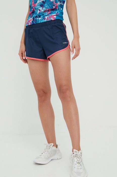 Шорти для бігу CMP жіночі колір синій з аплікацією середня посадка
