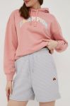 Шорти Ellesse жіночі колір сірий однотонні висока посадка