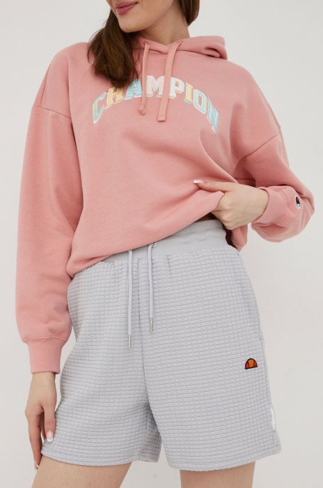 Шорти Ellesse жіночі колір сірий однотонні висока посадка