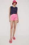 Шорти Rip Curl жіночі колір рожевий меланж висока посадка