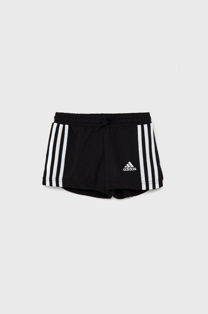 Дитячі шорти adidas Performance GN1460 колір чорний з аплікацією