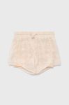 Дитячі шорти Guess колір бежевий візерунок регульована талія