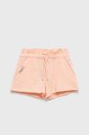 Дитячі бавовняні шорти United Colors of Benetton колір рожевий однотонні (2393581)