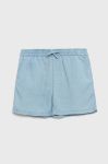 Дитячі шорти Kids Only однотонні колір блакитний (2353446)