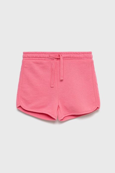 Дитячі шорти Tom Tailor колір рожевий однотонні регульована талія