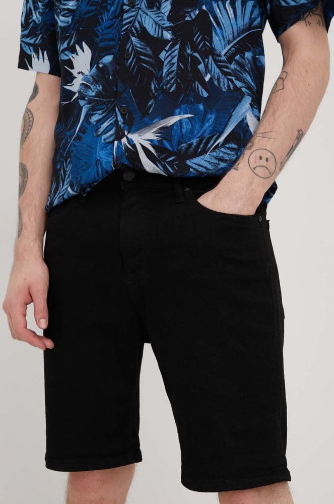 Джинсові шорти Produkt by Jack & Jones чоловічі колір чорний (2269914)