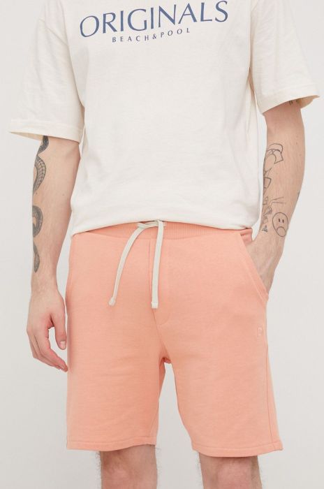 Бавовняні шорти Tom Tailor чоловічі колір помаранчевий (2273553)