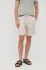 Шорти з домішкою льону Selected Homme чоловічі колір бежевий