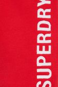 Бавовняні шорти Superdry чоловічі колір червоний