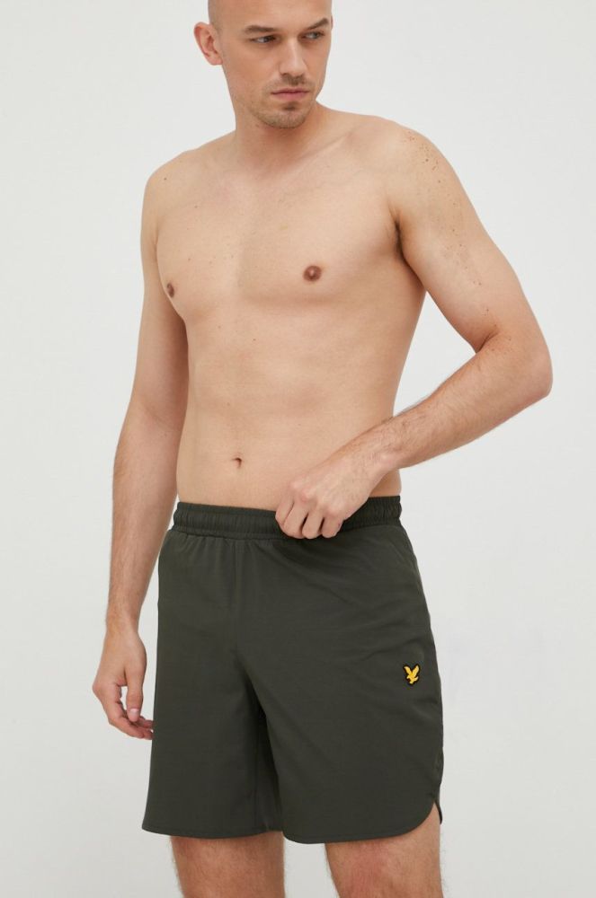 Купальні шорти Lyle & Scott колір зелений (2461601)