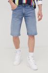 Джинсові шорти Wrangler чоловічі колір блакитний (2312761)