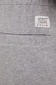 Бавовняні шорти Protest чоловічі колір сірий меланж