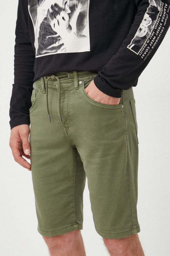 Шорти Pepe Jeans чоловічі колір зелений (2476945)