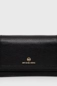 Шкіряна сумка MICHAEL Michael Kors колір чорний