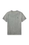 Дитяча бавовняна футболка Polo Ralph Lauren колір сірий меланж (2018773)