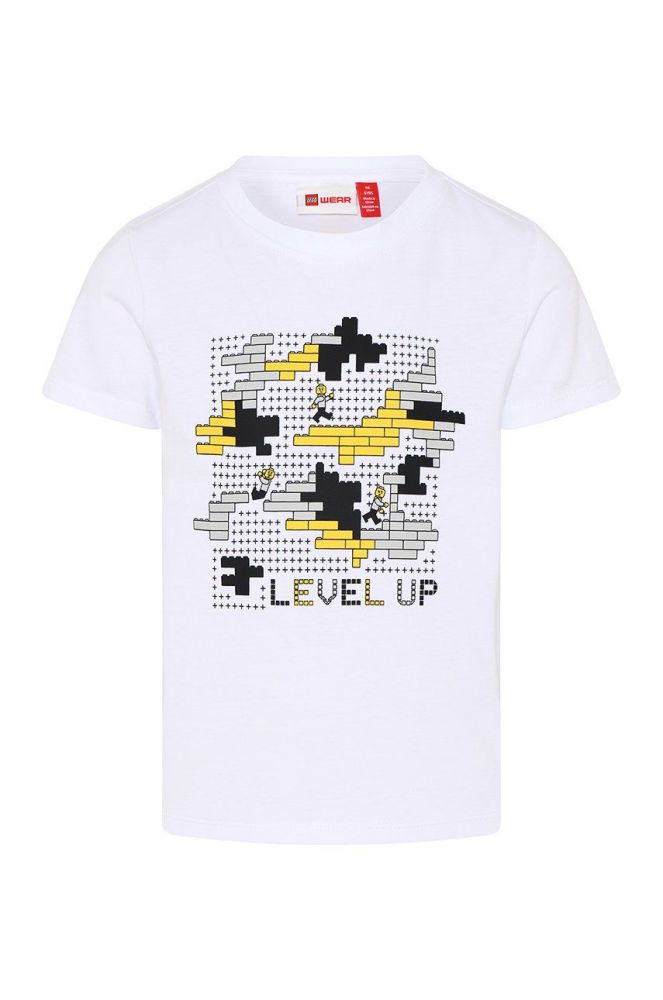 Дитяча футболка Lego Wear колір білий з принтом (2339409)