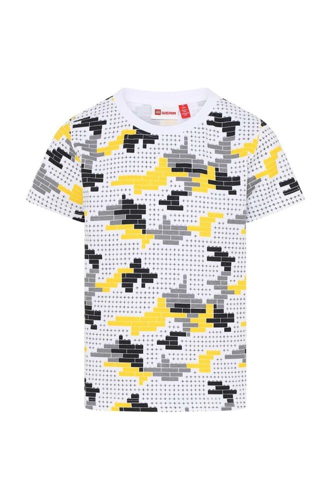 Дитяча футболка Lego Wear колір сірий з принтом