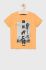 Дитяча бавовняна футболка Name it колір помаранчевий з принтом