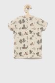 Дитяча футболка Name it колір бежевий візерунок (2117500)