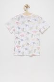 Дитяча бавовняна футболка Birba&Trybeyond колір білий візерунок (2248382)