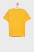 Дитяча бавовняна футболка Birba&Trybeyond колір жовтий з принтом (2204116)