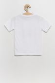 Дитяча бавовняна футболка Tom Tailor колір білий з аплікацією