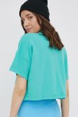Бавовняна футболка Only колір бірюзовий