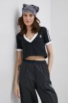 Футболка adidas Originals Adicolor HC2040 жіноча колір чорний HC2040-BLACK
