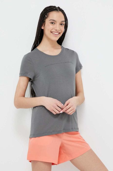 Футболка Houdini Tree Message жіноча колір сірий